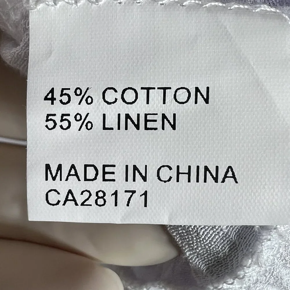 Papa Vancouver Womens S Purple Floral Sleeveless Shift Easter Dress Linen Blend - Picture 13 of 15